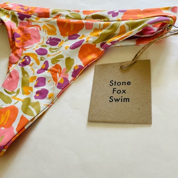 Stone Fox Bloom Cheeky bikini Bottom NWT - Picture 4 of 9